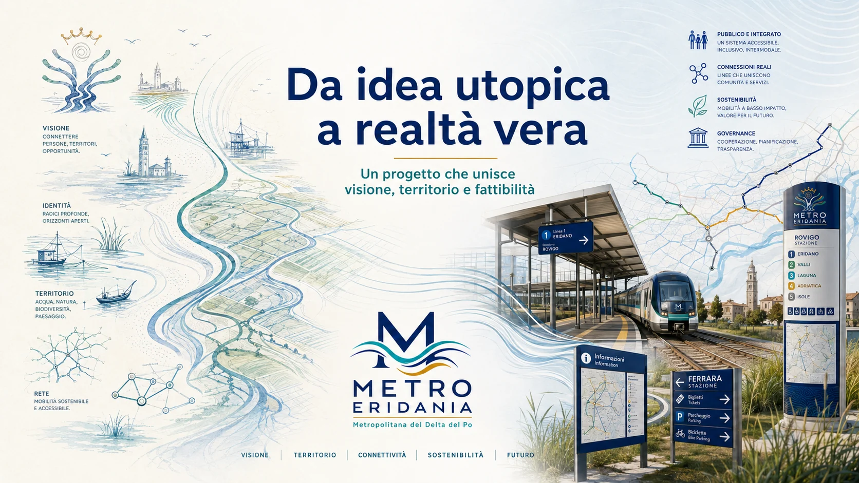 Manifesto visivo Metro Eridania